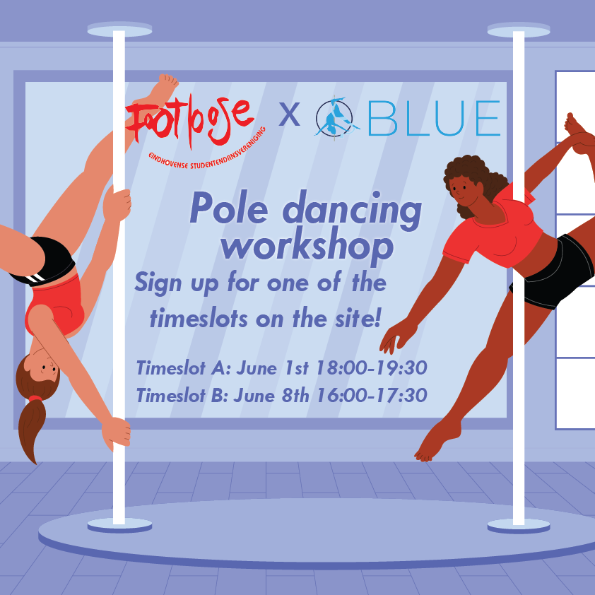 Blue Polefitness workshop! Timeslot B