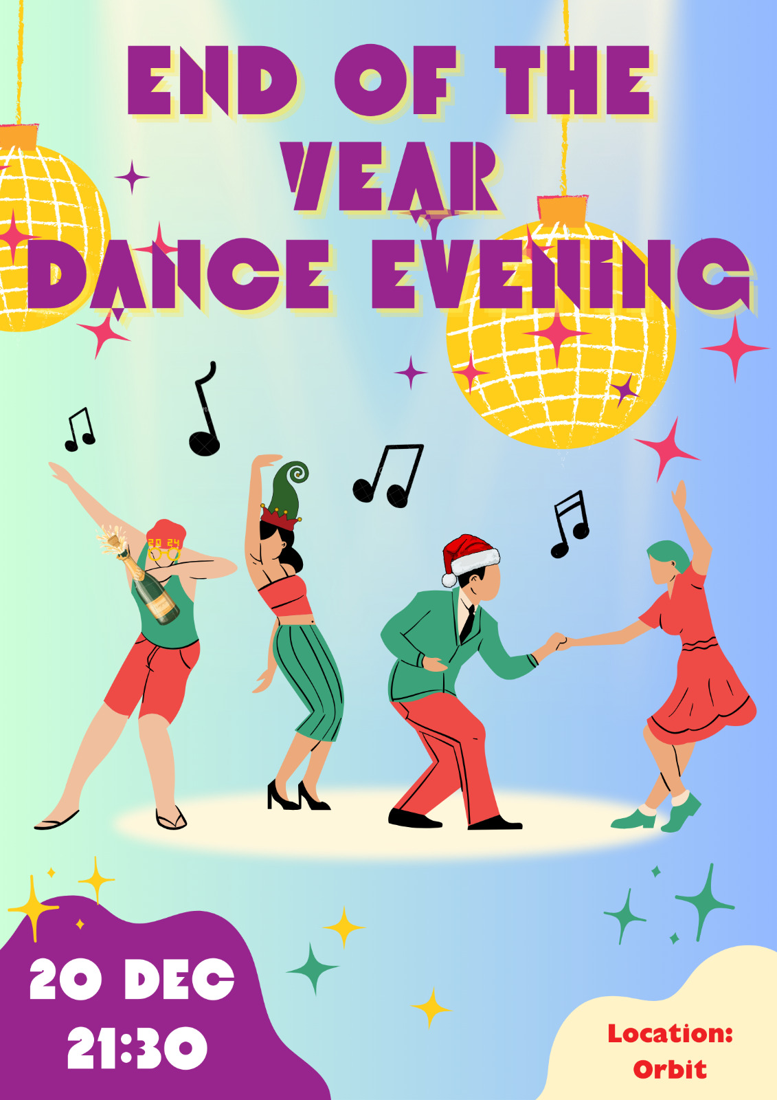 💃🏼🪩 End of year Dance Evening🪩🕺🏼