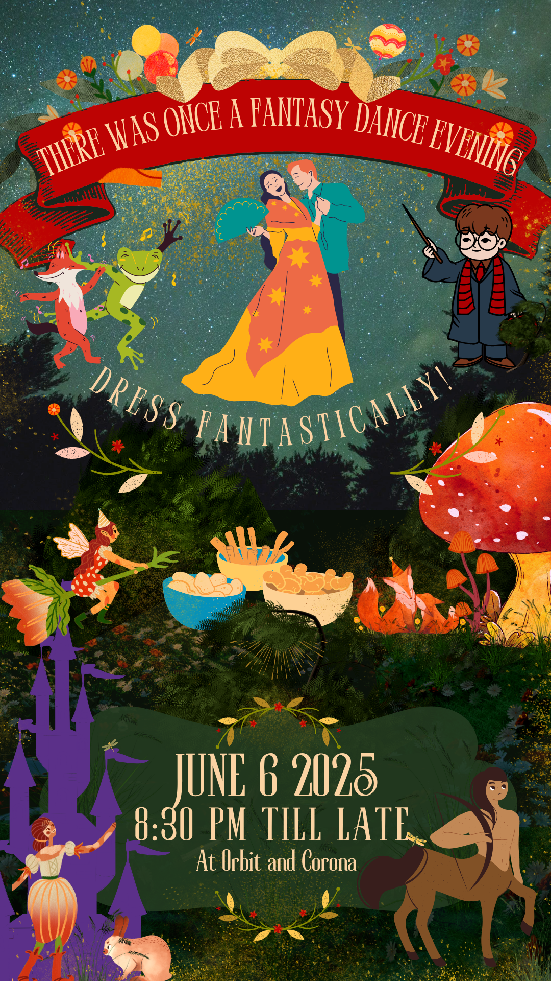 Fantasy dance evening