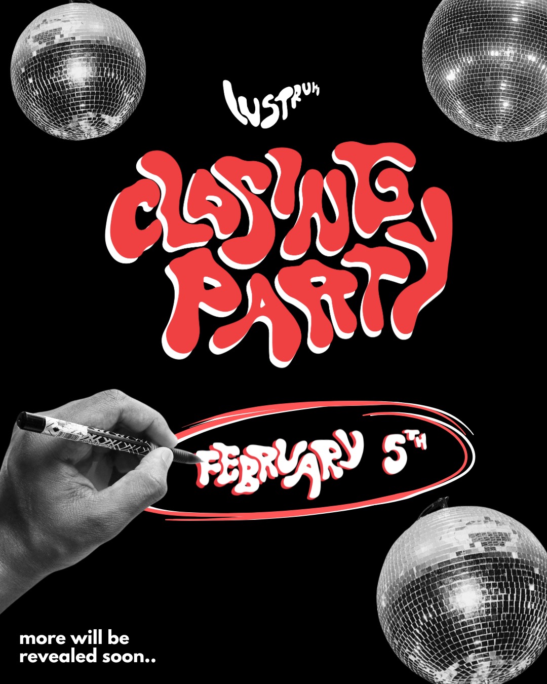 Save the date: Lustrum Closing Party 5th of February