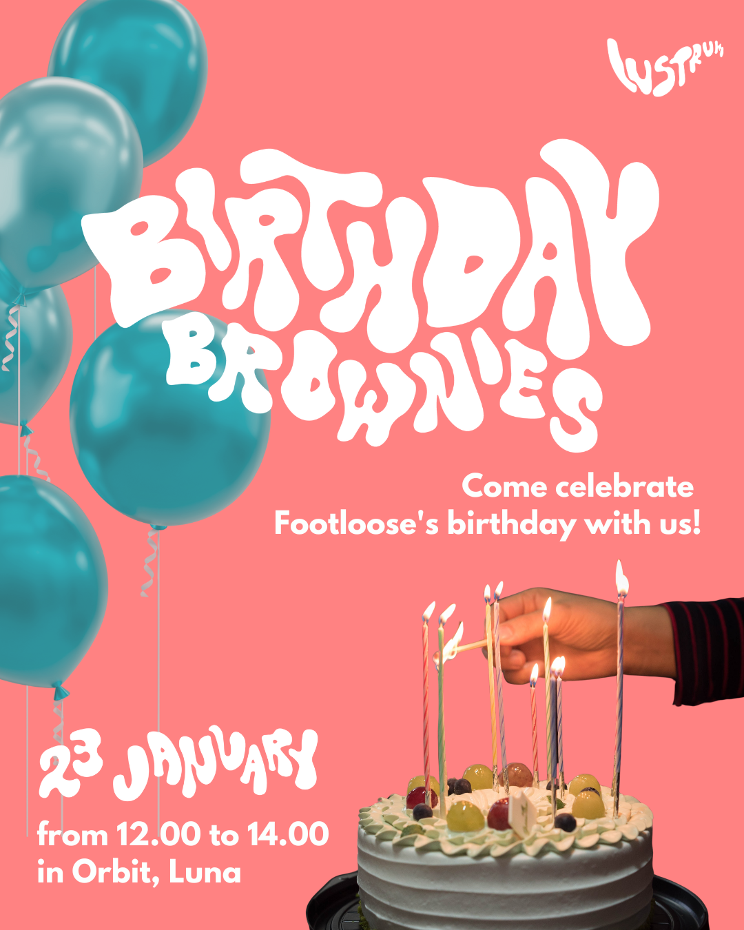 Footloose's birthday: celebrate with brownies!