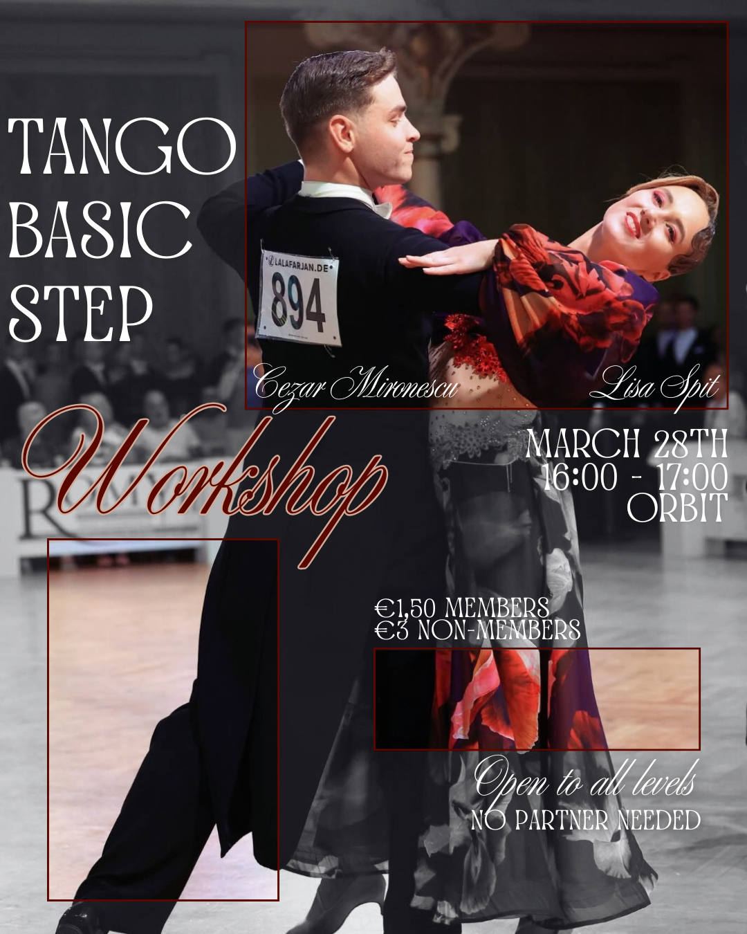Ballroom workshops by Lisa and Cezar