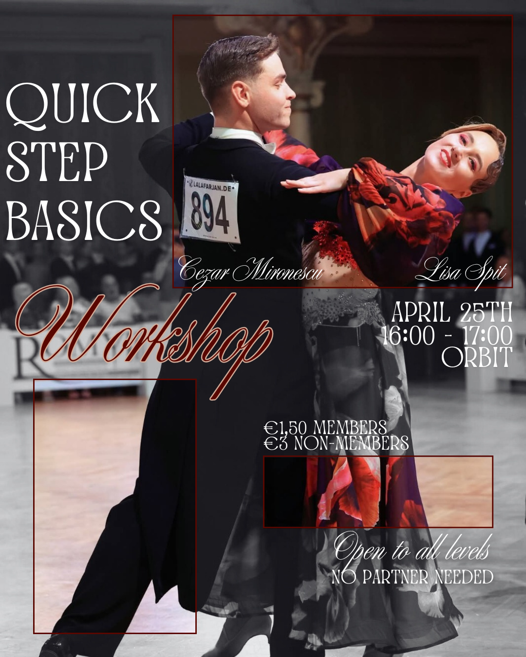 Ballroom workshops by Lisa and Cezar