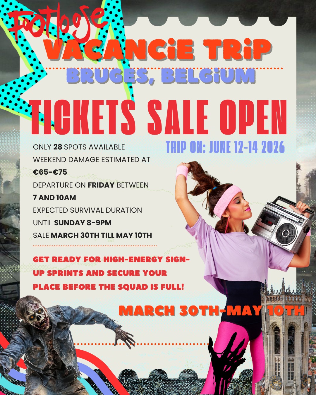 SOS - Athletic Aerobics-Fanatics Needed For Apocalypse Survival